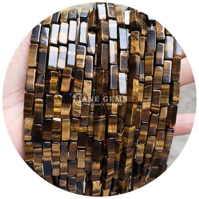 Groothandel Echte losse edelstenen kralen rechthoekige kubus losse stenen kralen Spacers Accessoires voor Diy Juwelen