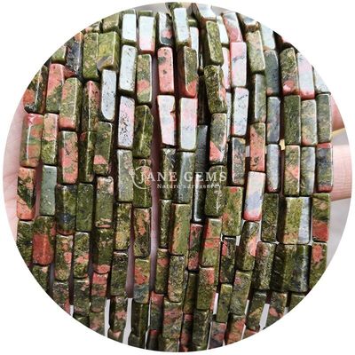 Groothandel Echte losse edelstenen kralen rechthoekige kubus losse stenen kralen Spacers Accessoires voor Diy Juwelen