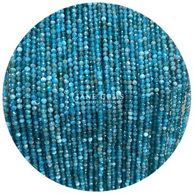 Edelstenen Perlen Natuurlijk kristal Ronde vorm Kleine Amazone Apatite Losse perlen Strengen voor armbanden