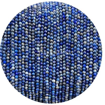 Edelstenen Perlen Natuurlijk kristal Ronde vorm Kleine lapis lazuli Amethyst Losse perlen strengen voor armbanden