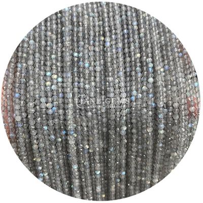 Edelstenen Perlen Natuurlijk kristal Ronde vorm Kleine blauwe zandsteen Labradorite Losse perlen strengen voor armbanden