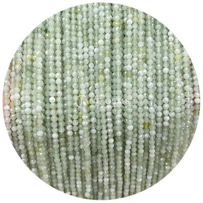 Edelstenen Perlen Natuurlijk kristal Ronde vorm Kleine witte Jade Howlite Losse perlen strengen voor armbanden