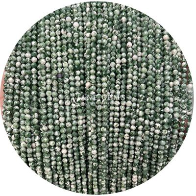 Edelstenen Perlen Natuurlijk kristal Ronde vorm Kleine Dalmatische jaspis Rubine Zoisite Losse perlen Strengen voor armbanden