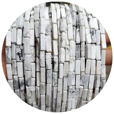 Groothandel Natuurlijke kristal edelstenen rechthoekige kubusperlen losse stenen perlen accessoires kubusperlen afstandsbediening voor sieraden