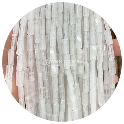 Groothandel Natuurlijke kristal edelstenen rechthoekige kubusperlen losse stenen perlen accessoires kubusperlen afstandsbediening voor sieraden