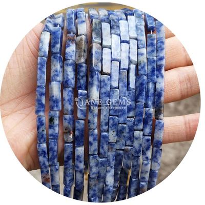 Groothandel Natuurlijke kristal edelstenen rechthoekige kubusperlen losse stenen perlen accessoires kubusperlen afstandsbediening voor sieraden