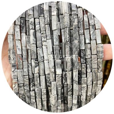Groothandel Natuurlijke kristal edelstenen rechthoekige kubusperlen losse stenen perlen accessoires kubusperlen afstandsbediening voor sieraden