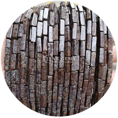 Groothandel Natuurlijke kristal edelstenen rechthoekige kubusperlen losse stenen perlen accessoires kubusperlen afstandsbediening voor sieraden