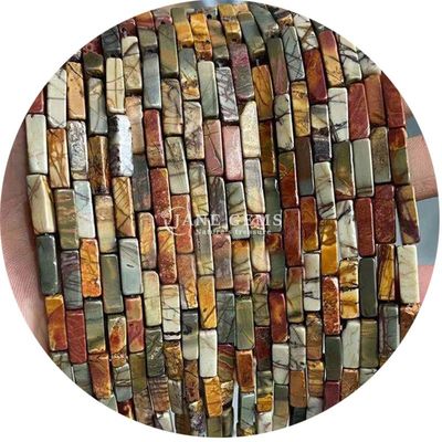 Groothandel Natuurlijke kristal edelstenen rechthoekige kubusperlen losse stenen perlen accessoires kubusperlen afstandsbediening voor sieraden