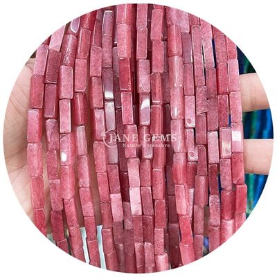 Groothandel Natuurlijke kristal edelstenen rechthoekige kubusperlen losse stenen perlen accessoires kubusperlen afstandsbediening voor sieraden