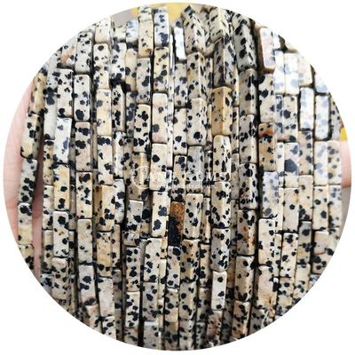 Groothandel Natuurlijke kristal edelstenen rechthoekige kubusperlen losse stenen perlen accessoires kubusperlen afstandsbediening voor sieraden