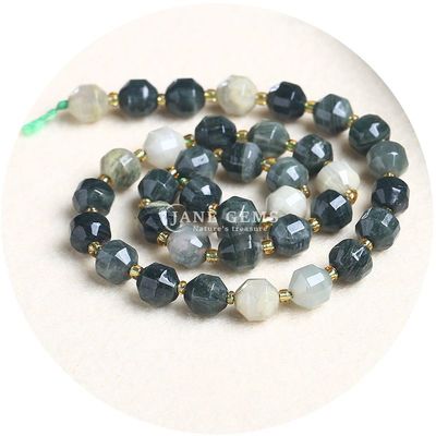 Groothandel Natuurlijke kristal edelstenen Olijfvormige kralen Gefacetteerde losse stenen kralen Accessoires Rhombus Kralen Spacer