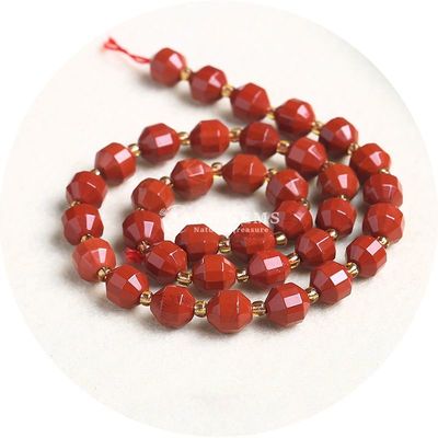 Groothandel Natuurlijke kristal edelstenen Olijfvormige kralen Gefacetteerde losse stenen kralen Accessoires Rhombus Kralen Spacer