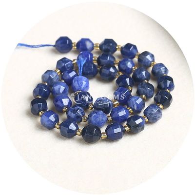 Groothandel Natuurlijke kristal edelstenen Olijfvormige kralen Gefacetteerde losse stenen kralen Accessoires Rhombus Kralen Spacer