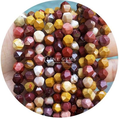 Groothandel Natuurlijke kristal edelstenen gefascieerde kralen gefascieerde losse stenen kralen accessoires Rombus kralen afstandsbediening voor sieraden