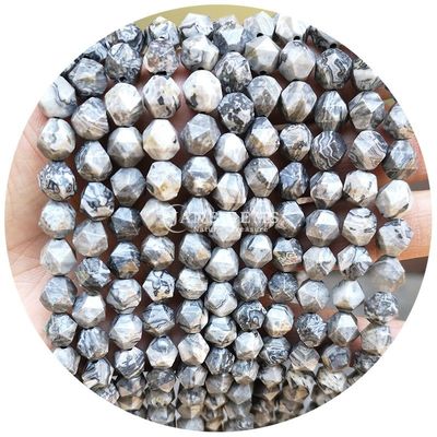 Groothandel Natuurlijke kristal edelstenen gefascieerde kralen gefascieerde losse stenen kralen accessoires Rombus kralen afstandsbediening voor sieraden