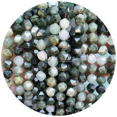Groothandel Natuurlijke kristal edelstenen gefascieerde kralen gefascieerde losse stenen kralen accessoires Rombus kralen afstandsbediening voor sieraden