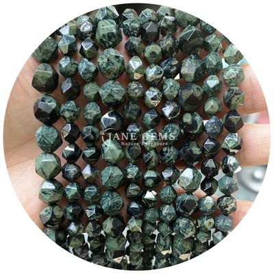 Groothandel Natuurlijke kristal edelstenen gefascieerde kralen gefascieerde losse stenen kralen accessoires Rombus kralen afstandsbediening voor sieraden