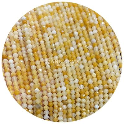 Edelstenen Perlen Natuurlijk kristal Ronde vorm Kleine topaas Rood Aventurijn Losse perlen strengen voor armbanden