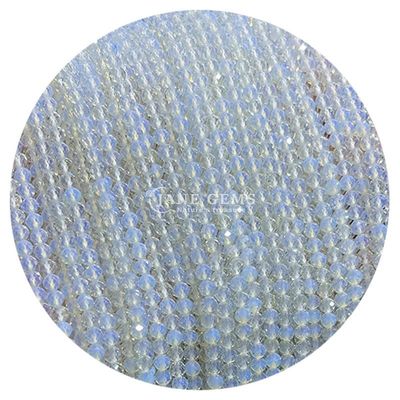 Edelstenen Perlen Natuurlijk kristal Ronde vorm Kleine citroen Zonnesteen Losse perlen strengen voor armbanden