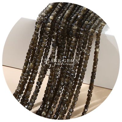 Groothandel Steen losse kralen Natuurlijke echte kristal edelsteen losse kralen Vierkante kubus losse kralen voor het maken van armbanden