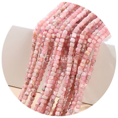 Groothandel Steen losse kralen Natuurlijke echte kristal edelsteen losse kralen Vierkante kubus losse kralen voor het maken van armbanden