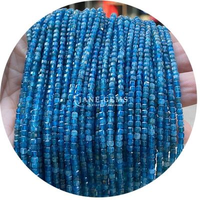 Groothandel Steen losse kralen Natuurlijke echte kristal edelsteen losse kralen Vierkante kubus losse kralen voor het maken van armbanden