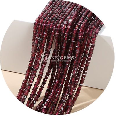 Groothandel Steen losse kralen Natuurlijke echte kristal edelsteen losse kralen Vierkante kubus losse kralen voor het maken van armbanden
