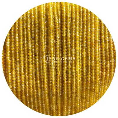 Verschillende soorten van Chalcedonie Edelstenen Perlen Natuurlijke kristal gevelvormige abacusvorm Kleine losse perlen strengen voor armbanden