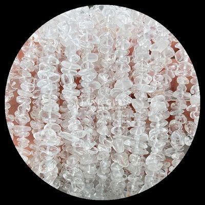 Duidelijk kwarts amethist edelstenen kralen natuurlijk kristal onregelmatige vorm chip grind steen losse kralen strengen voor armbanden