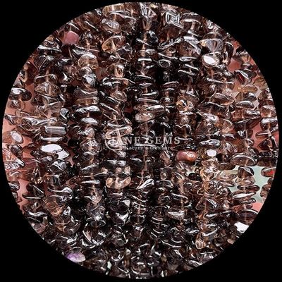 Citrine Zwart Rutileerd Edelstenen Perlen Natuurlijk Kristal Onregelmatige Vorm Splinterkorrel Grot Steen Losse Perlen Strengen Voor Armbanden
