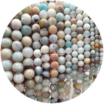 Groothandel Natuursteen Jaspis Ronde losse kralen 8mm Labradorite losse kralen Roos kwarts Ronde kralen Afstanden voor sieraden