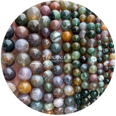 Groothandel Natuursteen Jaspis Ronde losse kralen 8mm Labradorite losse kralen Roos kwarts Ronde kralen Afstanden voor sieraden