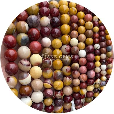 Groothandel Natuurlijke edelstenen Ronde losse kralen 8 mm Hematite losse kralen Lava steen Ronde agaat kralen Afstandsmeters voor sieraden M