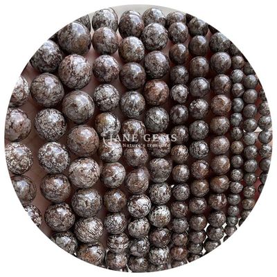Groothandel Natuurlijke edelstenen Ronde losse kralen 8 mm Hematite losse kralen Lava steen Ronde agaat kralen Afstandsmeters voor sieraden M