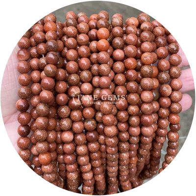 Groothandel Natuurlijke edelstenen Ronde losse kralen 8 mm Hematite losse kralen Lava steen Ronde agaat kralen Afstandsmeters voor sieraden M