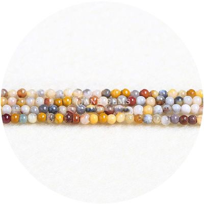 Groothandel natuurlijke edelstenen losse kralen 8 mm Rhodoliet losse kralen Ronde Multicolor Tourmaline kralen Afstandsmeters voor sieraden