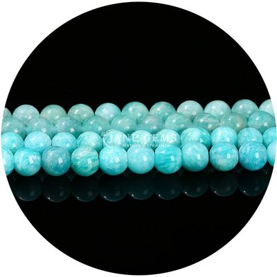 Groothandel Natuurlijke 2A Plum Blossom Tourmaline Ronde losse kralen Maansteen Flourite Zonnesteen Kralen Afstandsmeters voor sieraden