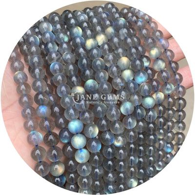 Groothandel Natuurlijke 2A Plum Blossom Tourmaline Ronde losse kralen Maansteen Flourite Zonnesteen Kralen Afstandsmeters voor sieraden