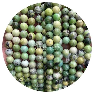 Groothandel Natuurlijke 2A Plum Blossom Tourmaline Ronde losse kralen Maansteen Flourite Zonnesteen Kralen Afstandsmeters voor sieraden