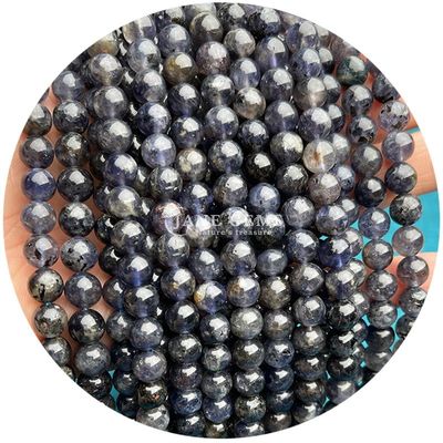 Groothandel Natuurlijke 2A Tourmaline Ronde losse kralen Maansteen Losse Steen Kralen Regenboog Fluorit Kralen Afstandsmeters voor Juwelen