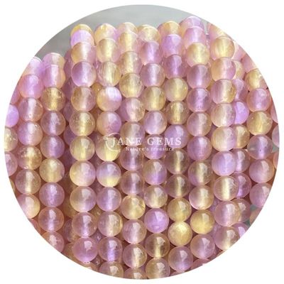 Groothandel Natuurlijke edelstenen Ronde losse kralen 8 mm Blauwe gips losse kralen Ronde hematiet kralen Afstandsmeters voor sieraden maken