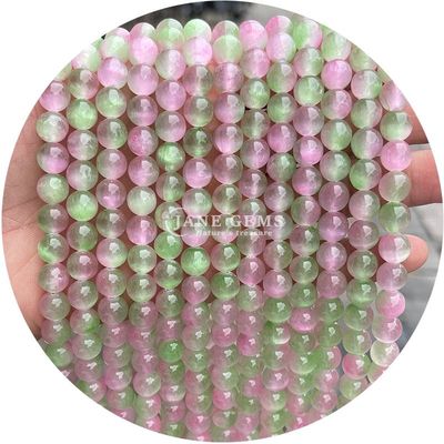 Groothandel Natuurlijke edelstenen Ronde losse kralen 8 mm Blauwe gips losse kralen Ronde hematiet kralen Afstandsmeters voor sieraden maken