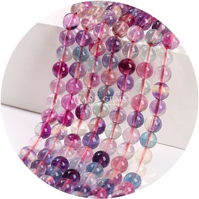 Groothandel Natuurlijke edelstenen Ronde losse kralen 8 mm Blauwe gips losse kralen Ronde hematiet kralen Afstandsmeters voor sieraden maken