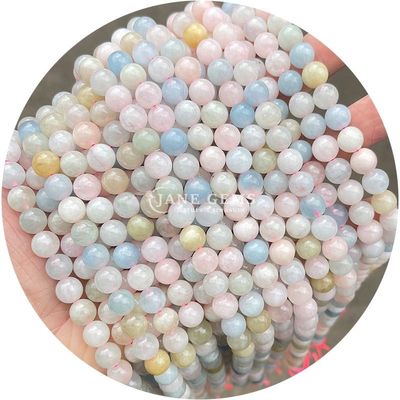 Groothandel Natuurlijke edelstenen Ronde losse kralen 8 mm Blauwe gips losse kralen Ronde hematiet kralen Afstandsmeters voor sieraden maken