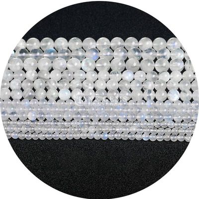 Groothandel Natuurlijke edelstenen Ronde losse kralen 8 mm Blauwe gips losse kralen Ronde hematiet kralen Afstandsmeters voor sieraden maken