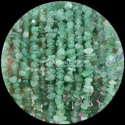 Groene Aventurine Gems Perlen Natuurlijk Kristal Onregelmatige Vorm Chip Grind Steen Losse Perlen Strengen Voor Armbanden
