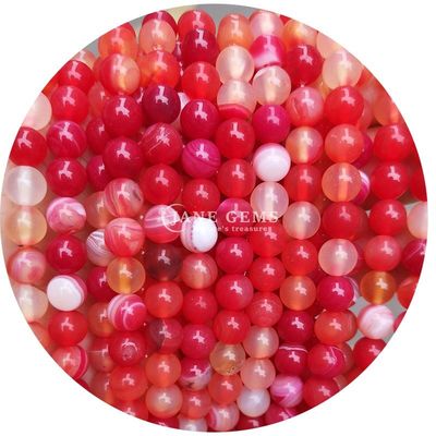 Groothandel Natuurlijke edelstenen Ronde losse kralen 8 mm Blauwe gips losse kralen Ronde hematiet kralen Afstandsmeters voor sieraden maken