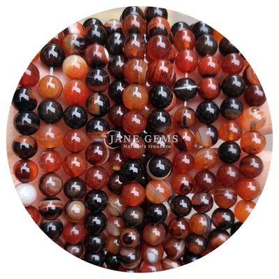 Groothandel Natuurlijke edelstenen Ronde losse kralen 8 mm Blauwe gips losse kralen Ronde hematiet kralen Afstandsmeters voor sieraden maken