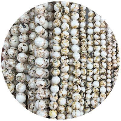 Groothandel natuurlijke edelstenen ronde losse kralen 8 mm veelkleurige gestreepte agaat losse kralen ronde kralen afstandsbediening voor sieraden